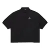 Balenciaga Bb Classic Polo Shirt Oversized 'Black' 791001TQVM71000 sold by KicksCrew
