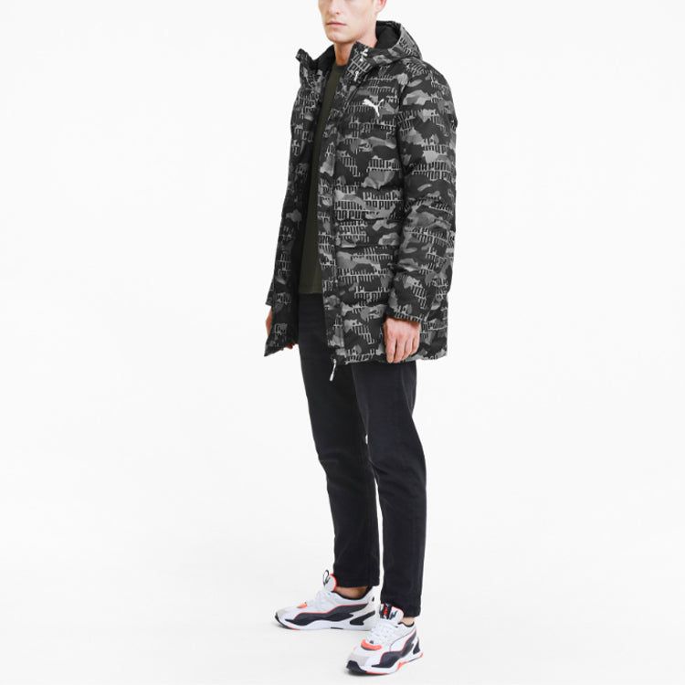 Puma Camo Down Jacket 'Grey Black' 585502-02 sold by KicksCrew product image thumbnail 3