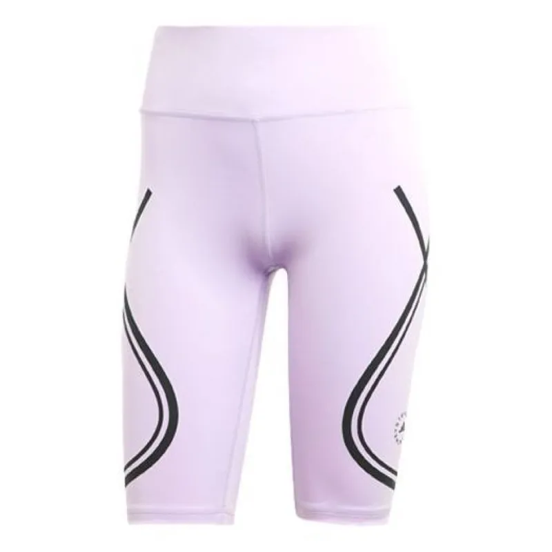 (WMNS) adidas x Stella McCartney Truepace Running Bike Leggings 'Purple Black' IB4944 sold by KicksCrew
