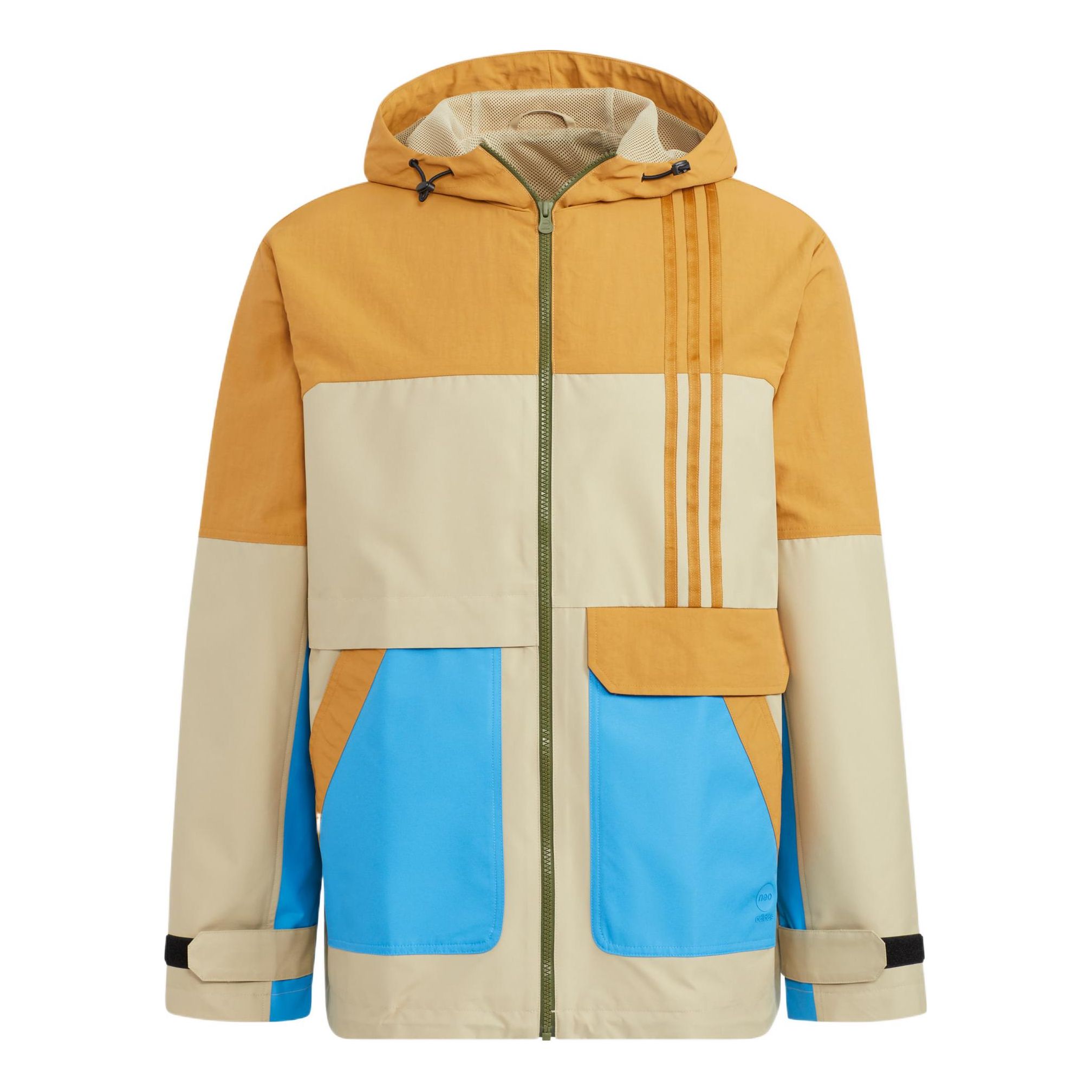 Adidas Neo Util Windbreaker Jackets 'Beige Blue' HN2427 sold by KicksCrew