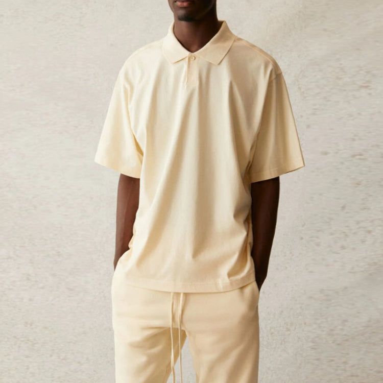 Fear of God Essentials SS21 Polo Shirt 'Buttercream' FOG-SS21-552 sold by KicksCrew product image thumbnail 3