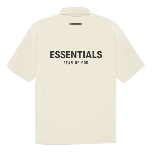Fear of God Essentials SS21 Polo Shirt 'Buttercream' FOG-SS21-552 sold by KicksCrew