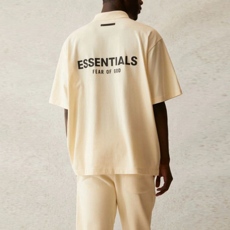 Fear of God Essentials SS21 Polo Shirt 'Buttercream' FOG-SS21-552 sold by KicksCrew product image thumbnail 4