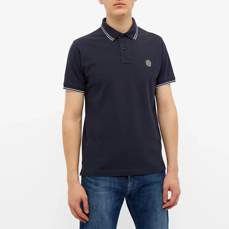 STONE ISLAND Patch Tipped Polo Shirt 'Navy' 101522S18-V0020 sold by KicksCrew product image thumbnail 3