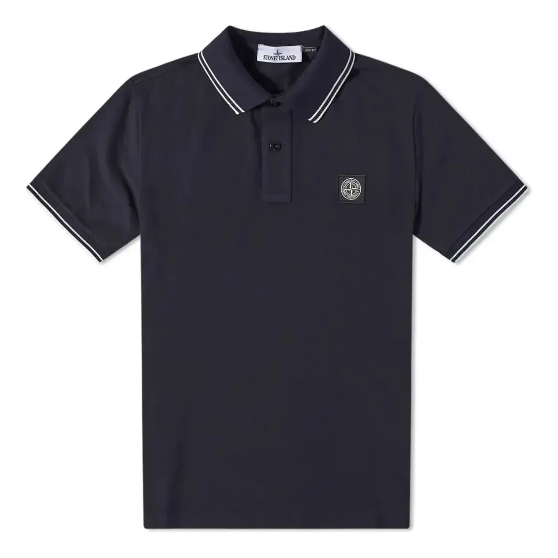 STONE ISLAND Patch Tipped Polo Shirt 'Navy' 101522S18-V0020 sold by KicksCrew