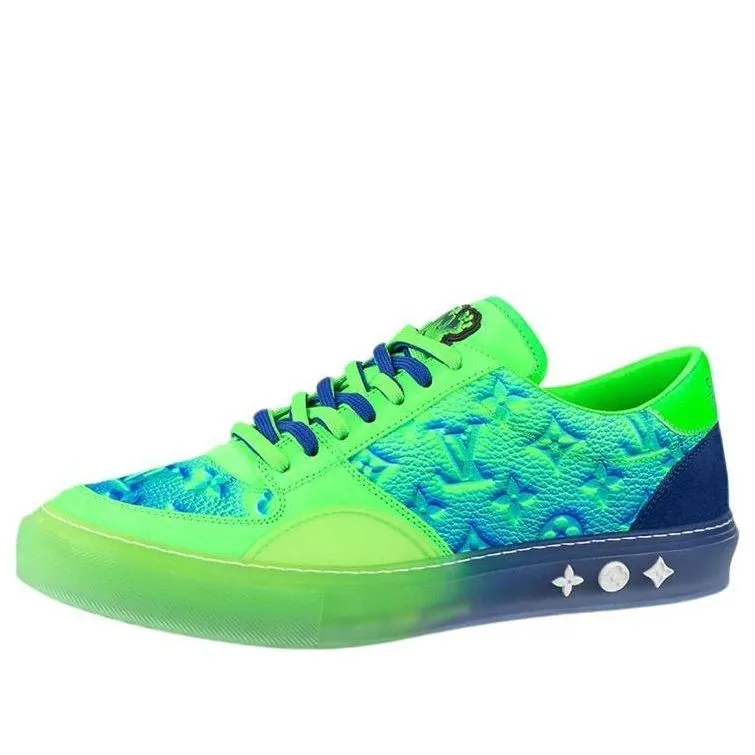 LOUIS VUITTON Ollie Richelieu Sneakers 'Green' 1A9UYP sold by KicksCrew