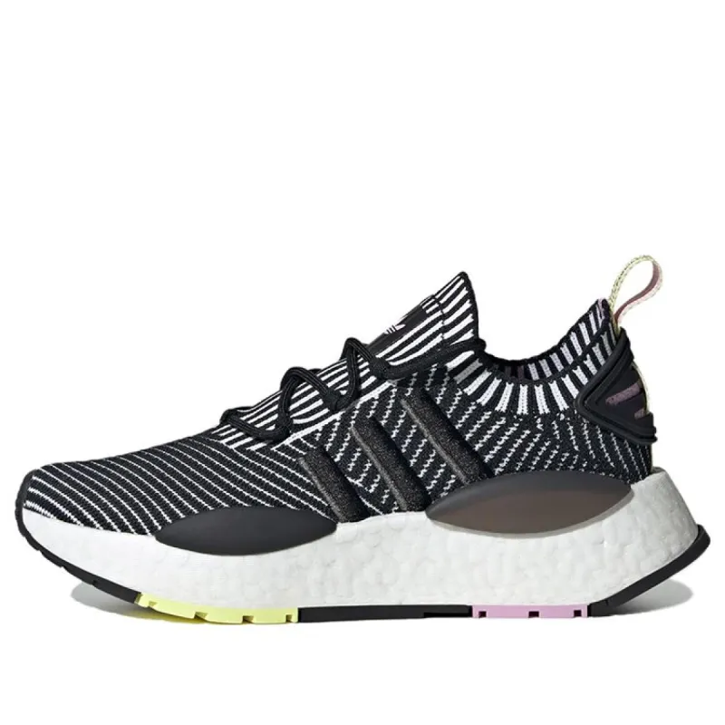 (WMNS) adidas NMD_W1 'Black White Lilac' IE9594 sold by KicksCrew