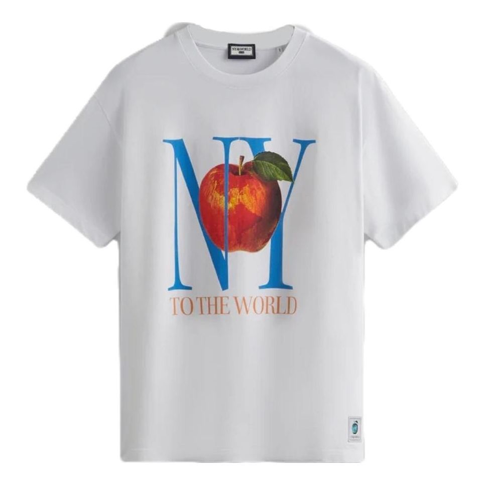 KITH New York To The World Vintage Tee 'White' KHM031268-101 sold by KicksCrew