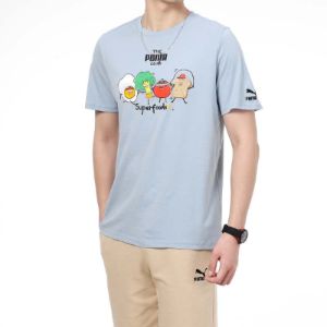 Puma Club Graphic T-Shirt 'Blue' 533197-61 sold by KicksCrew