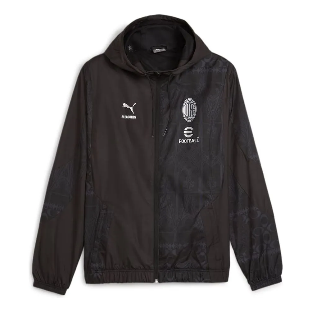 PUMA x AC MILAN PLEASURES Football Pre-match Jacket 'Black' 776092-01 sold by KicksCrew