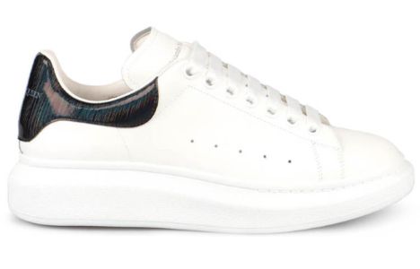 Alexander McQueen Oversized Sneaker 'White Iridescent' 553680WIA4N9061 sold by KicksCrew