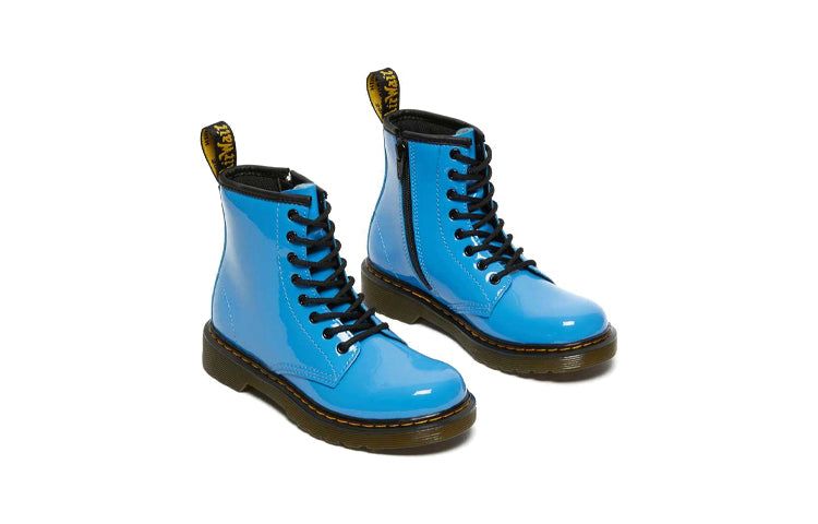 (PS) Dr.Martens Vegan 1460 Patent Leather Boots 'Blue' 27107416 sold by KicksCrew product image thumbnail 4