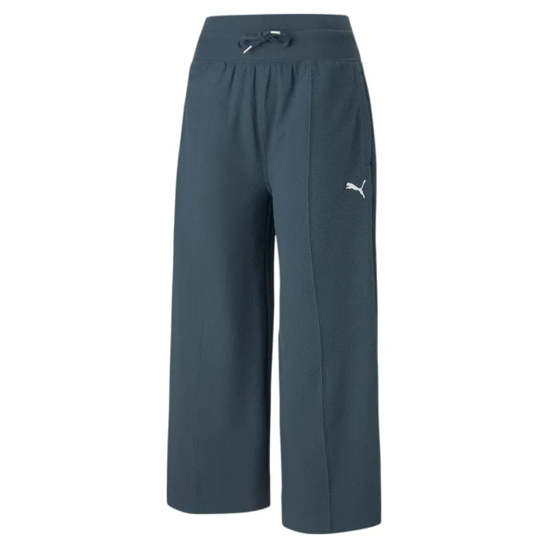 (WMNS) PUMA HER Straight Pants 'Blue' 673113-16 sold by KicksCrew