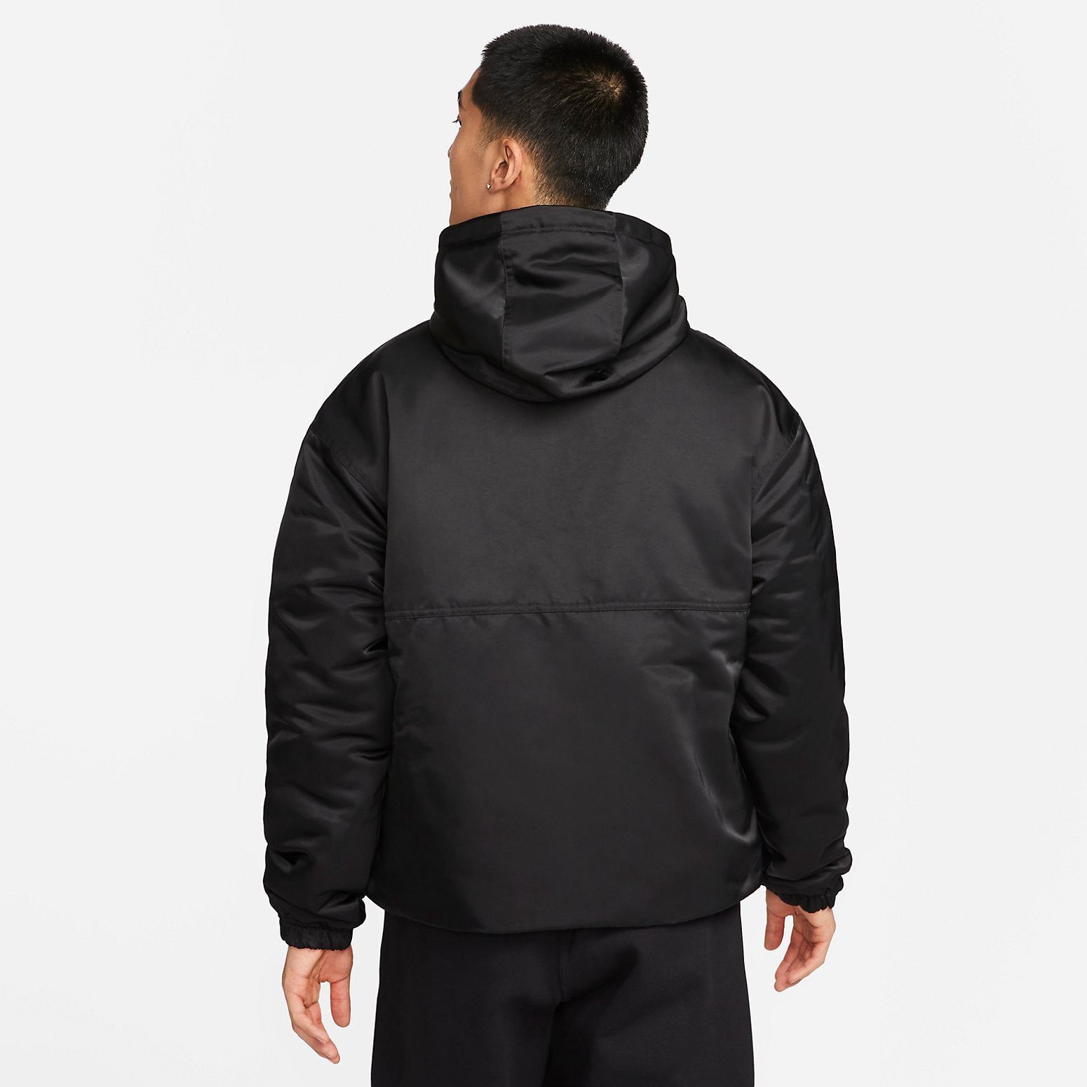 Nike NRG Solo Swoosh Satin Anorak 'Black' DR0840-010 sold by KicksCrew product image thumbnail 6