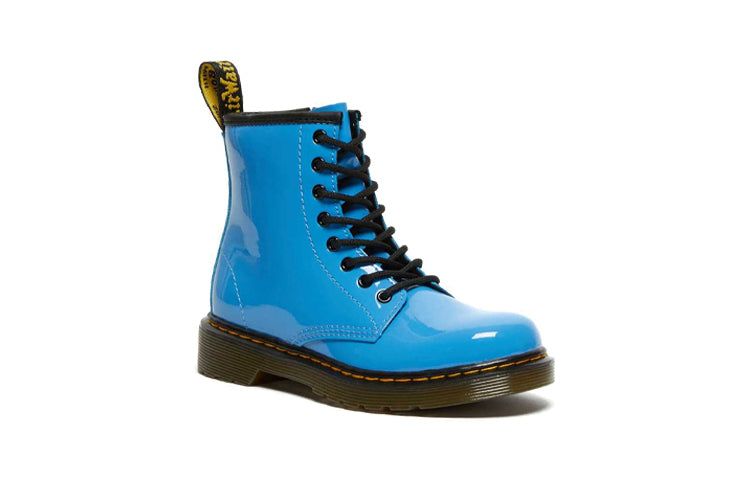 (PS) Dr.Martens Vegan 1460 Patent Leather Boots 'Blue' 27107416 sold by KicksCrew product image thumbnail 3