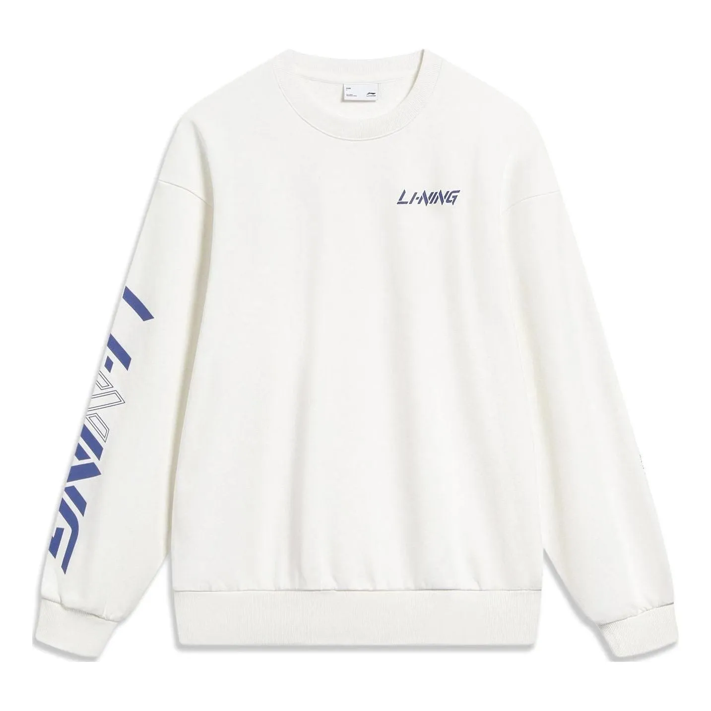 Li-Ning Graphic Sweatshirt 'White' AWDT607-7 sold by KicksCrew