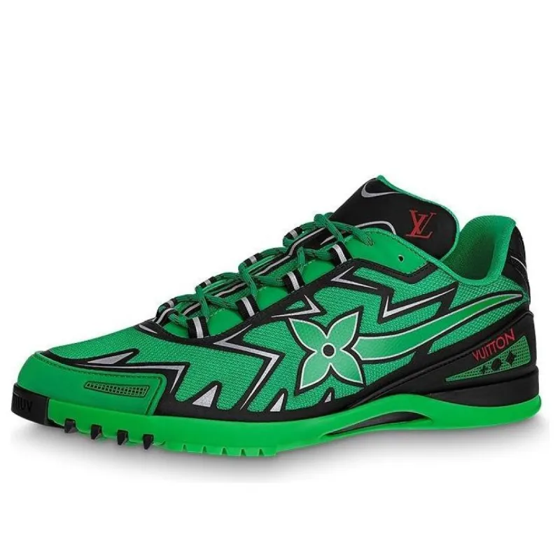 LOUIS VUITTON Sprint Sneakers 'Green' 1A98Y6 sold by KicksCrew
