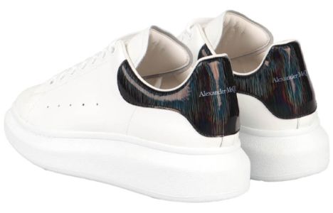 Alexander McQueen Oversized Sneaker 'White Iridescent' 553680WIA4N9061 sold by KicksCrew