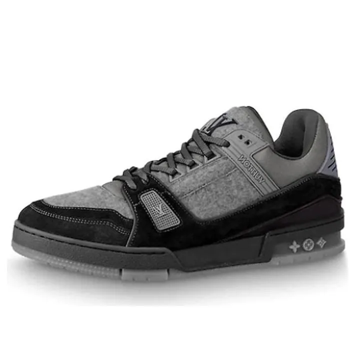 LOUIS VUITTON Trainer Sneakers 'Grey Flannel' 1A5Q1C sold by KicksCrew