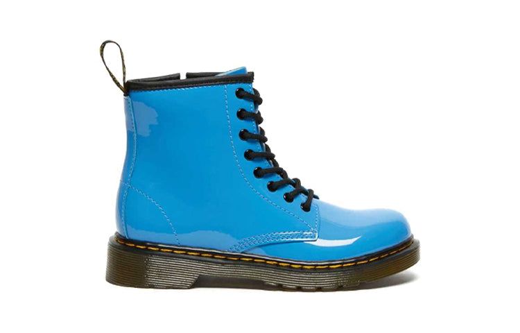(PS) Dr.Martens Vegan 1460 Patent Leather Boots 'Blue' 27107416 sold by KicksCrew product image thumbnail 2