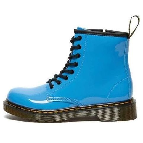 (PS) Dr.Martens Vegan 1460 Patent Leather Boots 'Blue' 27107416 sold by KicksCrew