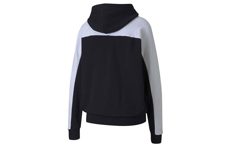 (WMNS) Puma Small Logo Hoodie 'Black White' 597447-01 sold by KicksCrew product image thumbnail 2