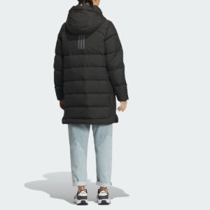 (WMNS) Adidas Mid Length Down Jacket 'Black' IL8938 sold by KicksCrew