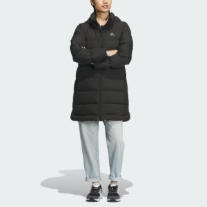 (WMNS) Adidas Mid Length Down Jacket 'Black' IL8938 sold by KicksCrew