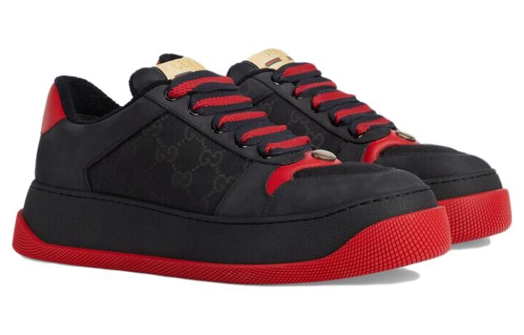 Gucci Screener Sneaker 'Black Red' 750048-FAB39-1058 sold by KicksCrew product image thumbnail 3