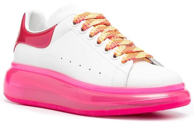 (WMNS) Alexander McQueen Oversized Lace-Up Sneakers 'White Rose Pink' 697109WIBNF9753 sold by KicksCrew product image thumbnail 2