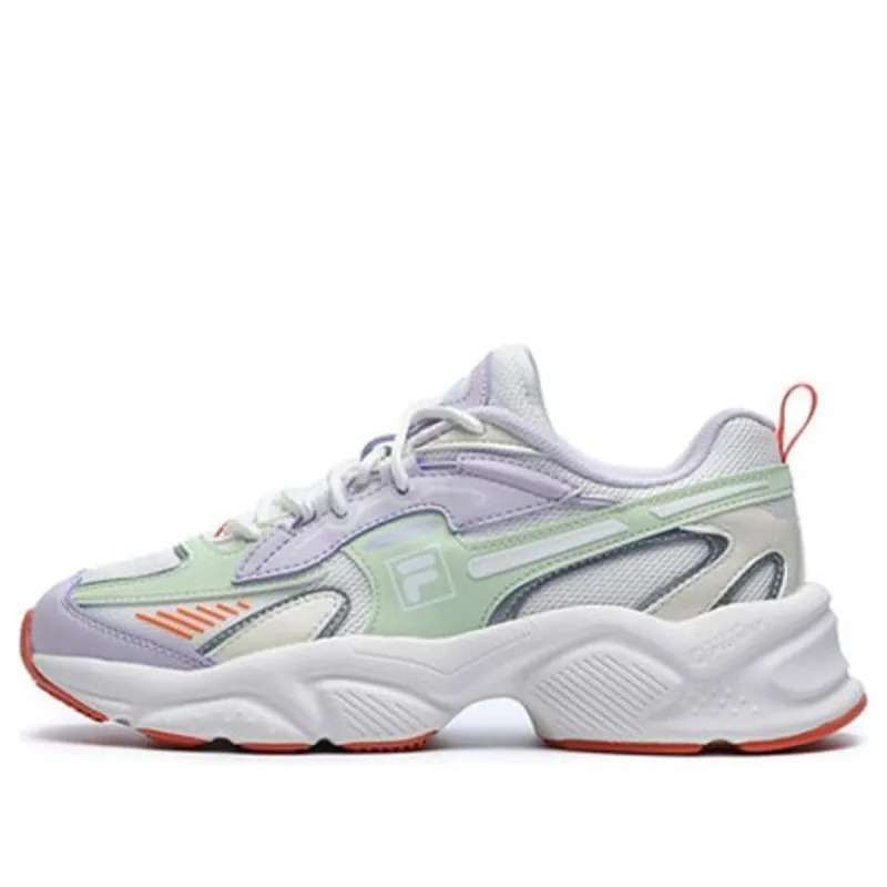 (WMNS) FILA Wings Sneakers 'White Green Lilac' F12W226118FWS sold by KicksCrew