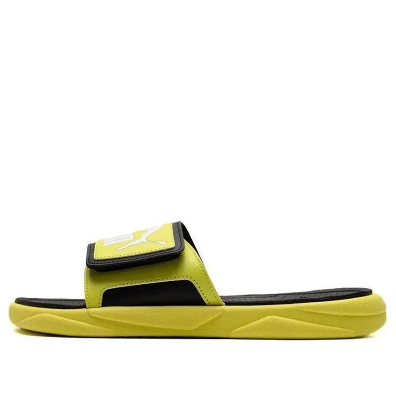 PUMA Royalcat Flip-flops 'Yellow Black' 372280-30 sold by KicksCrew