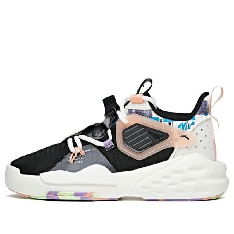 (WMNS) ANTA Badao Mid 'Black Pink White' 122128084-5 sold by KicksCrew