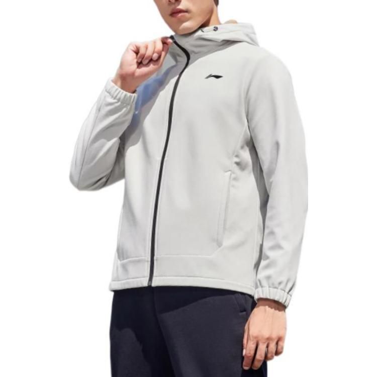 Li-Ning Athletics Hooded Jacket 'White Black' AFDSA01-4 sold by KicksCrew product image thumbnail 5