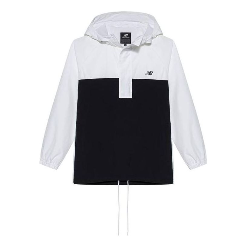 New Balance Fleece Windbreakers 'White Black' NA83N033-WT sold by KicksCrew