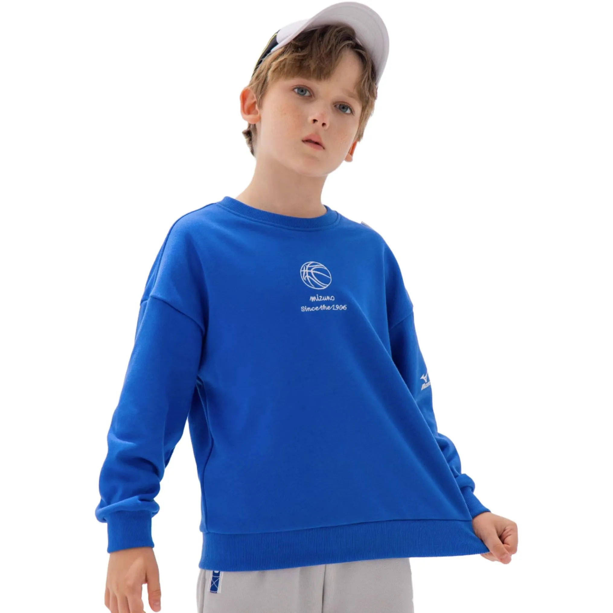 (GS) Mizuno Casual Sweater 'Blue' WY2177 sold by KicksCrew product image thumbnail 2