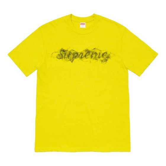 Supreme FW19 Week0 Smoke Tee Logo Tee 'Black White Navy Blue' SUP-FW19-11002 sold by KicksCrew