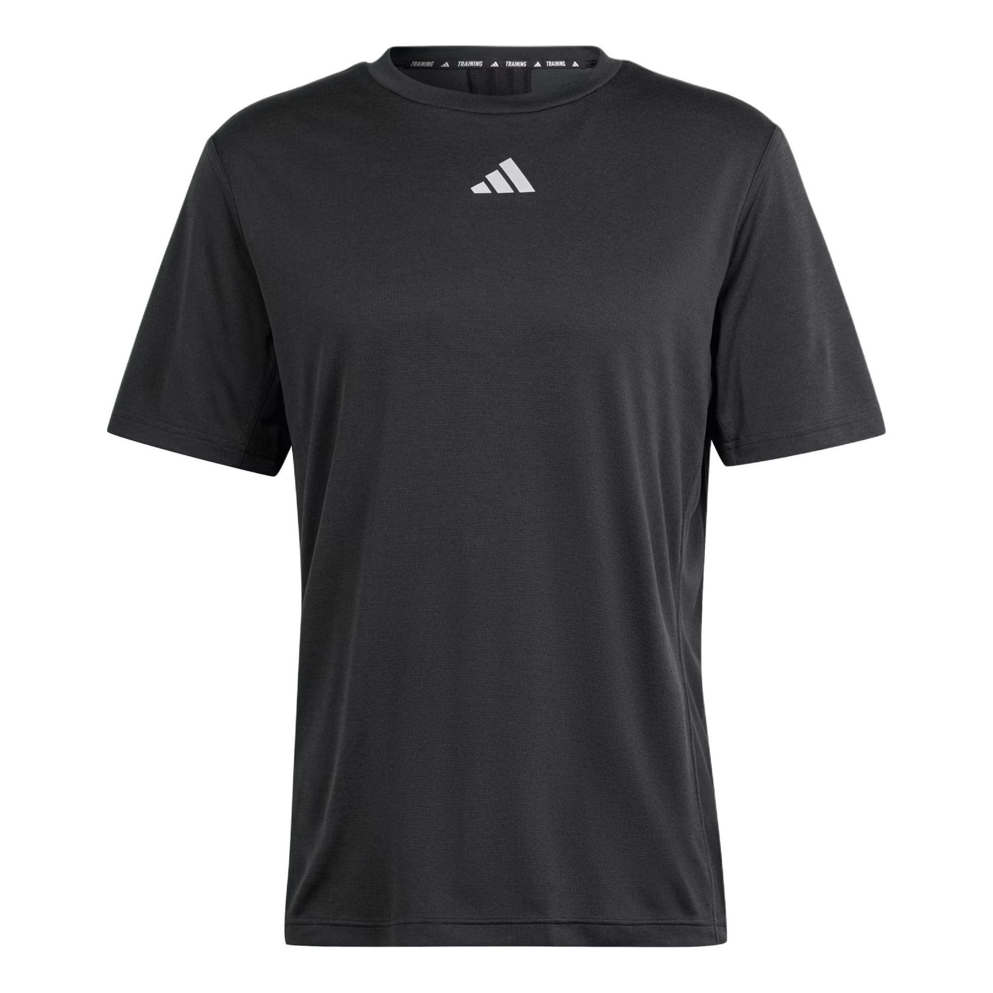 adidas HIIT Workout 3-Stripes Tee 'Black' IL7128 sold by KicksCrew