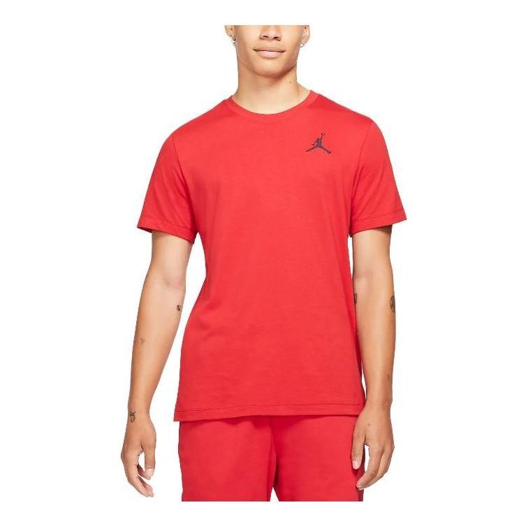 Air Jordan Jumpman Short-Sleeve T-Shirt 'Gym Red Black' DC7485-687 sold by KicksCrew