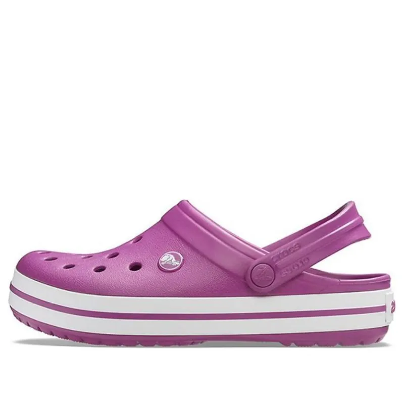 Crocs Crocband Clogs 'Purple White' 11016-54R sold by KicksCrew