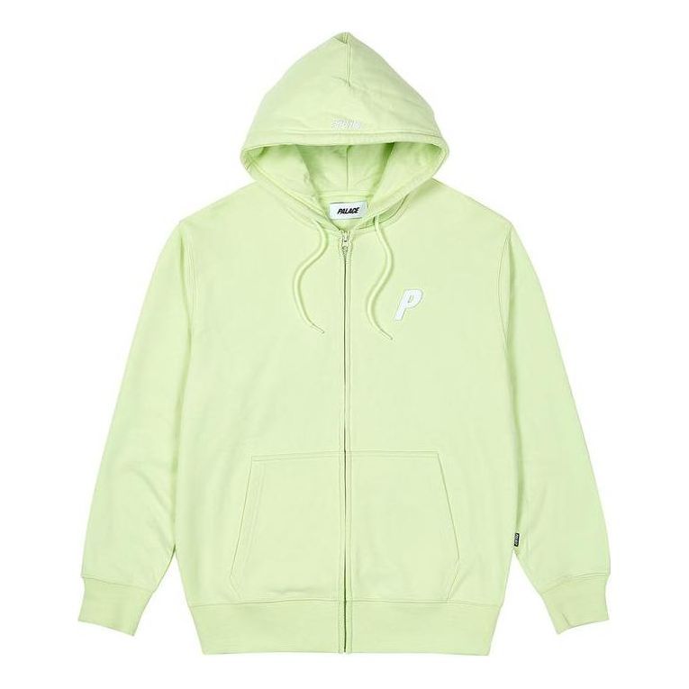 Palace Fw23 Felt P Zip Hood Jacket 'Teal' P24CS113 sold by KicksCrew