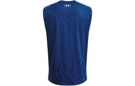 Under Armour Project Rock Sleeveless Tank 'Blue' 1379019-471 sold by KicksCrew