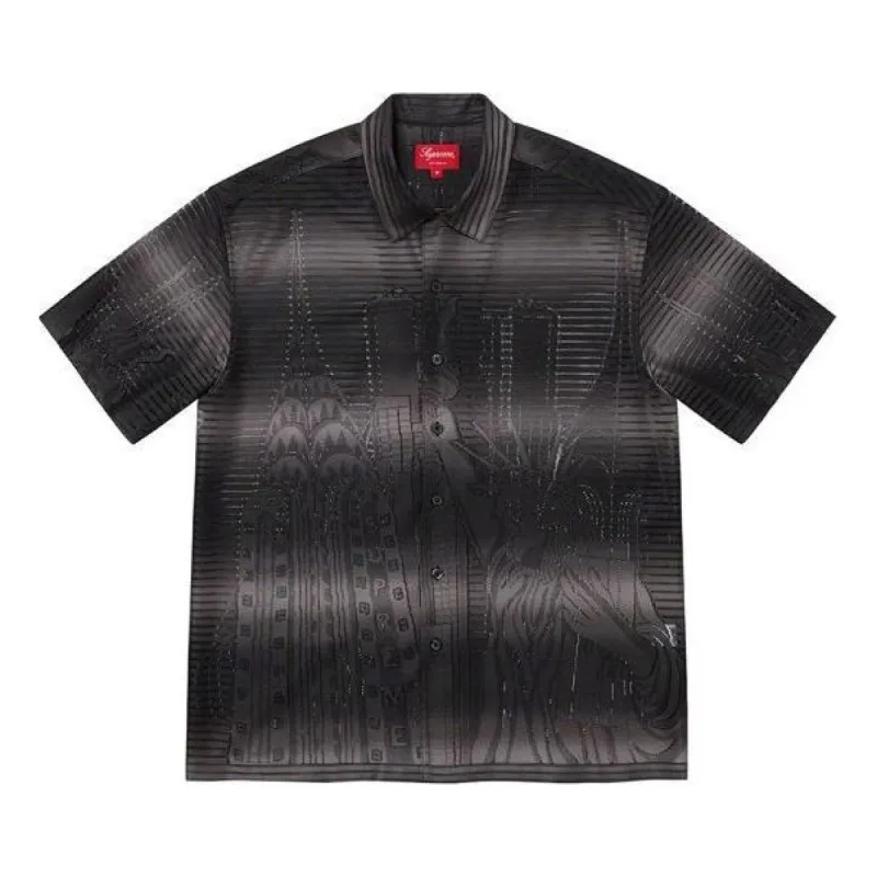 Supreme Liberty Lace S/S Shirt 'Black Grey' SUP-SS21-853 sold by KicksCrew
