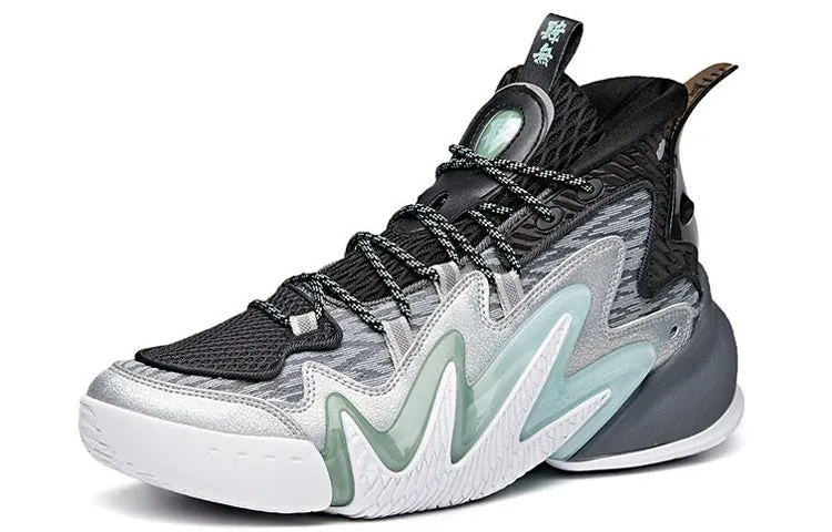 ANTA Shock Wave 2 'Black Grey Green' 112031602-5 sold by KicksCrew product image thumbnail 2