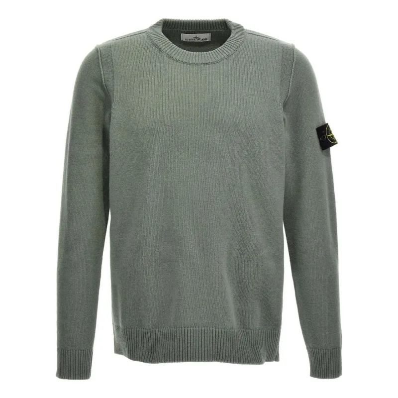 STONE ISLAND Crewneck Sweater 'Sage' 7915508A3-V0055 sold by KicksCrew