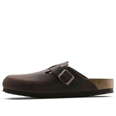 Birkenstock Boston Regular 'Oiled Leather Habana' 860131 sold by KicksCrew