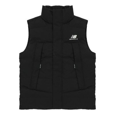 New Balance Pocket Puffer Vest 'Black' AMV24360-BK sold by KicksCrew