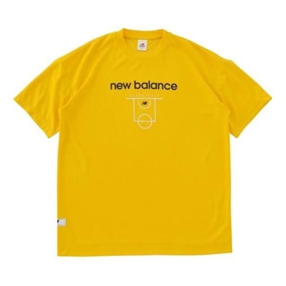 New Balance Dimple Mesh Coat Graphic Short Sleeve T-shirt 'Sunflower' AMT35064-SFR sold by KicksCrew