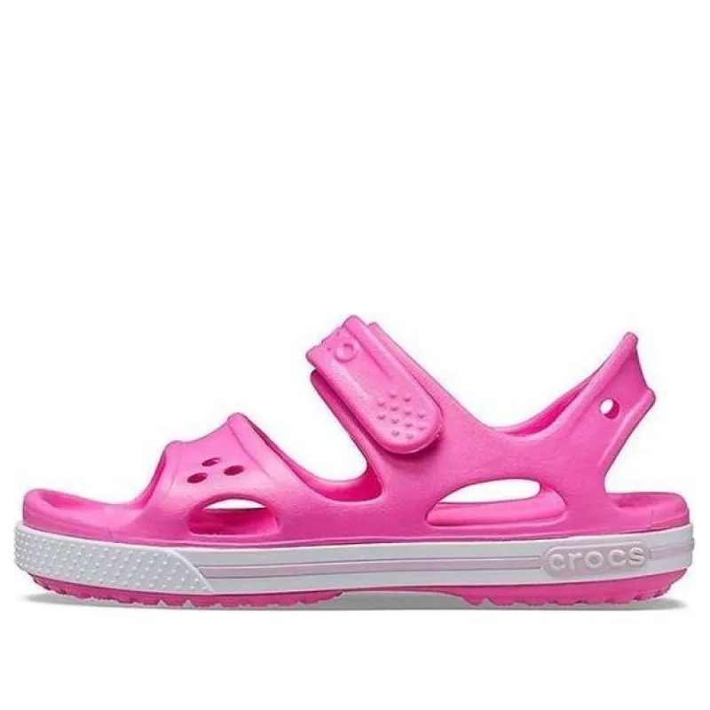 (GS) Crocs Crocband II Sandals 'Pink White' 14854-6QQ sold by KicksCrew