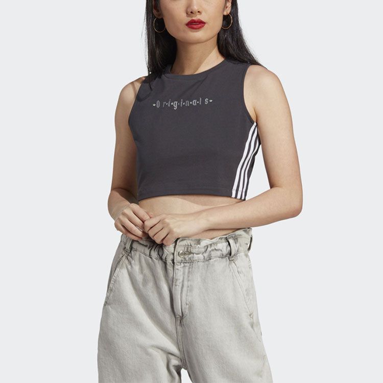 (WMNS) adidas Tank Top 'Grey' IQ3405 sold by KicksCrew product image thumbnail 3